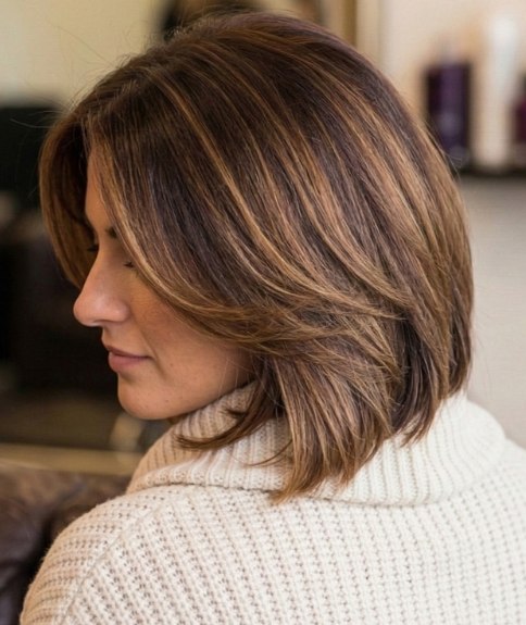 Halflang kapsel met een natuurlijke uitstraling