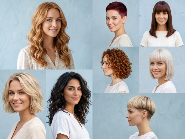 Lange en korte kapsels voor de zomer