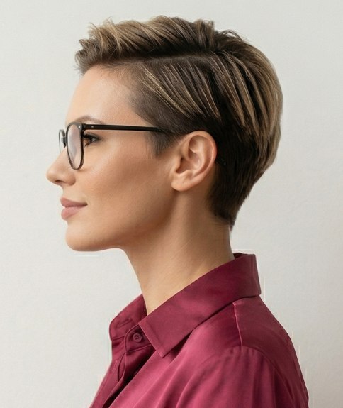 Eenvoudig te stylen kort haar voor vrouwen