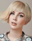 Korte asymmetrische bob