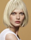 korte blonde bob