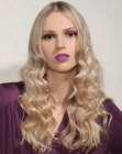 golvende blonde haren