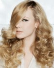 lang blond haar