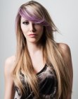 paars haarkleureffect