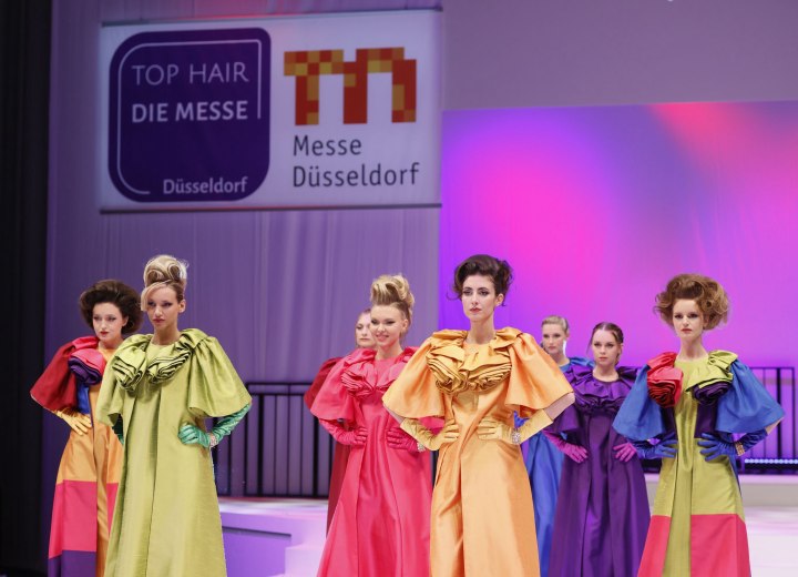 Het podium van de Top Hair kappersbeurs