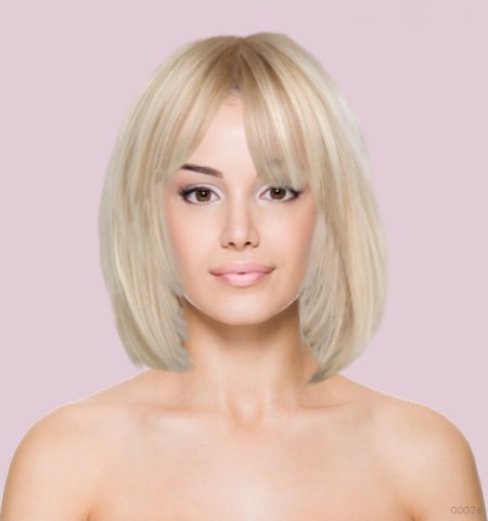 Kapsels testen - Blonde bob