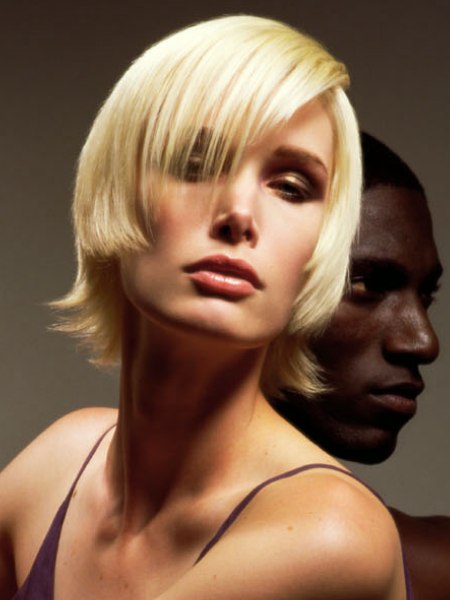 korte blonde bob