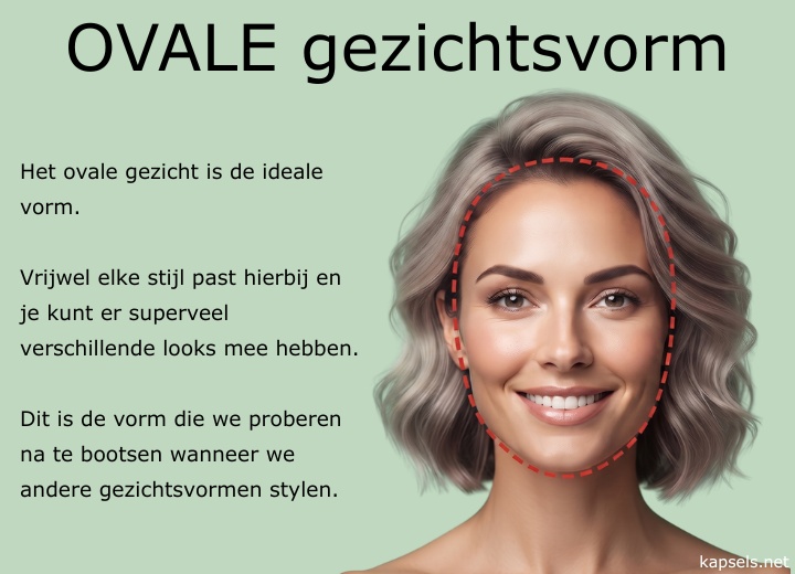 Ovale gezichtsvorm