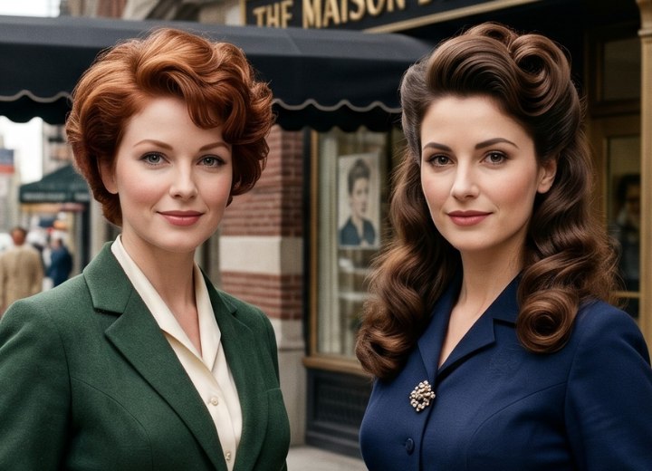 Fifties kapsels voor vrouwen