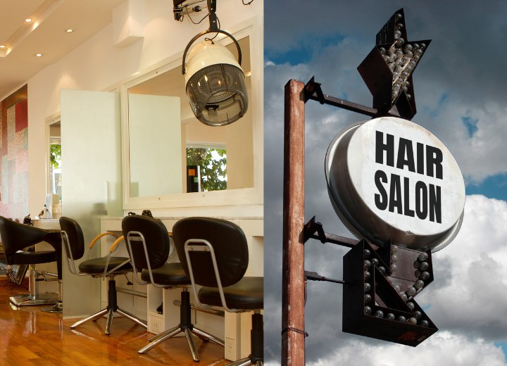 Vintage kapsalon