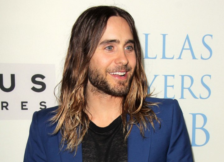 Jared Leto met lang haar