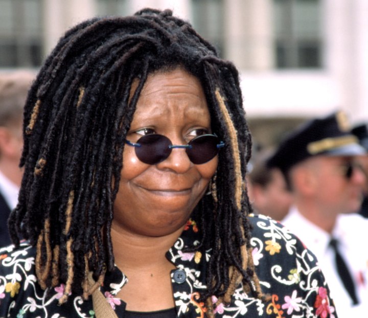 Whoopi Goldberg met dreadlocks